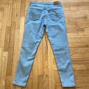 Levi's 721 High Rise Skinny, W30 L28, Light Wash